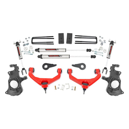 Rough Country V2 Monotube 3.5 Inch Lift Kit I 97670RED