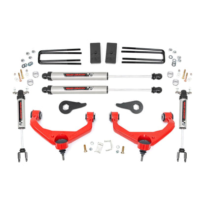 Rough Country V2 Monotube 3.5 Inch Lift Kit I 95970RED