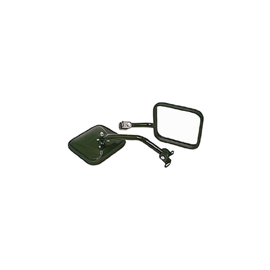 RUGGED RIDGE | 11001.07 | Mirror Kit, Cj Style, Black, 87-95 Wrangler