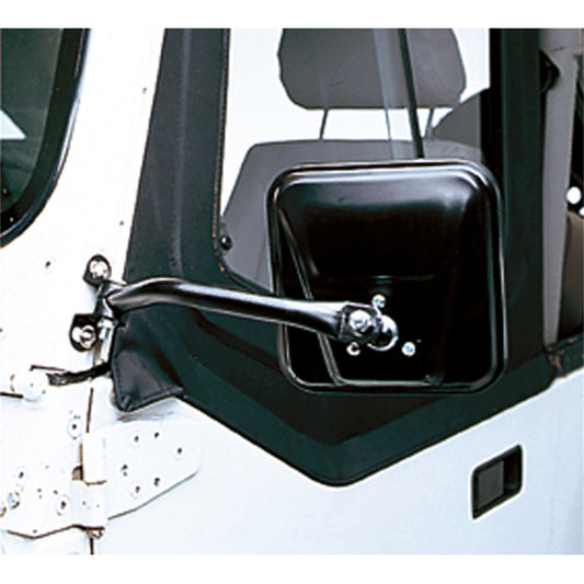 RUGGED RIDGE | 11001.08 | Mirror Kit, Cj Style, Black, 97-06 Wrangler