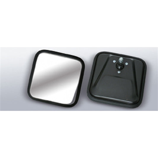 RUGGED RIDGE | 11002.02 | Square Mirror Head,Black,58-86 Cj With Convex Mirror Glass For Passenger Side