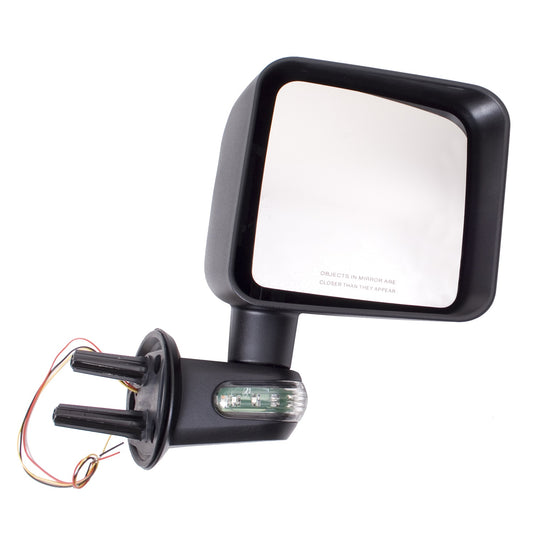 RUGGED RIDGE | 11002.14 | Repl. Mirror With Turn Signal Indicators,Rh, 07-16 Wrangler,Black