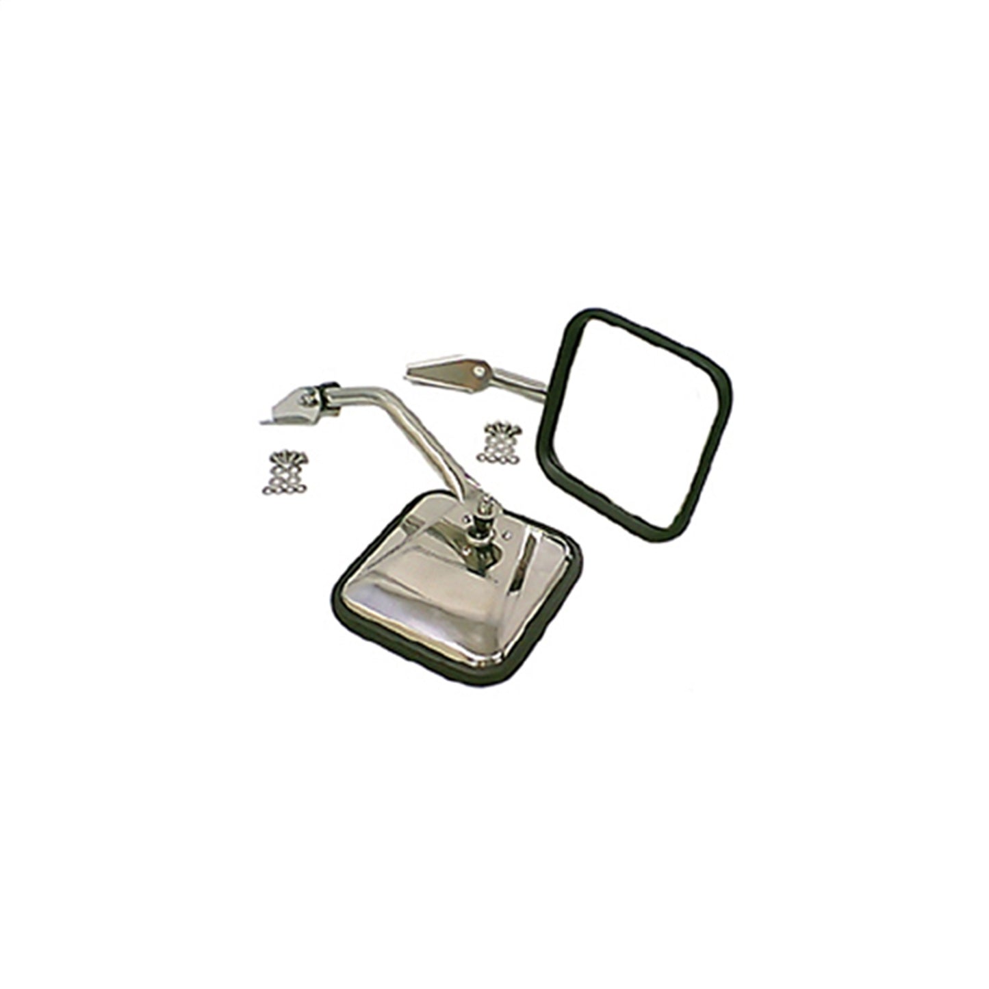 RUGGED RIDGE | 11005.01 | Side Mirror Pair, Stainless, 55-86 Cj