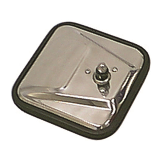 RUGGED RIDGE | 11006.01 | Square Mirror Head,Stainless,58-86 Cj