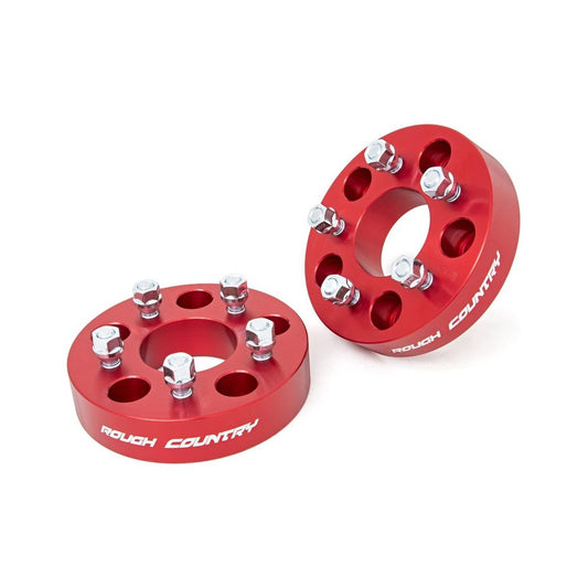 Rough Country Anodized Red 1.5 Inch Wheel Adapters I 1100RED