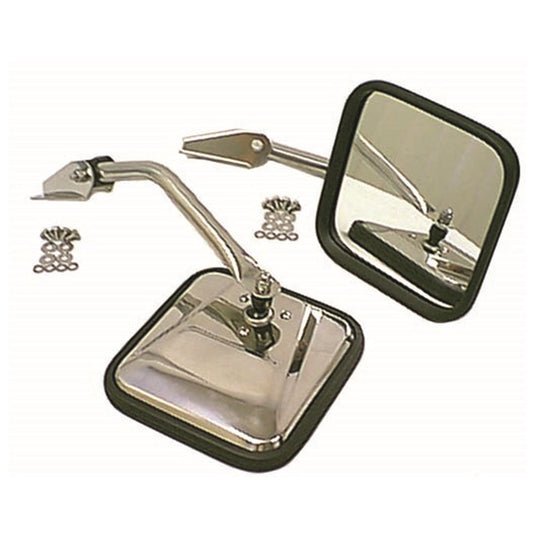 RUGGED RIDGE | 11010.01 | Mirror & Arm Only,Kit,Chrome,55-86 Cj
