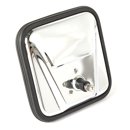RUGGED RIDGE | 11011.01 | Chrome Mirror Head, 55-86 Jeep Cj Models