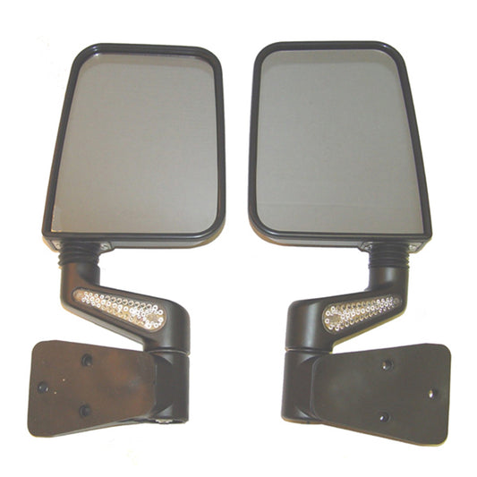 RUGGED RIDGE | 11015.2 | Mirror Heated With Ledblack 87-02 Yj & Tj