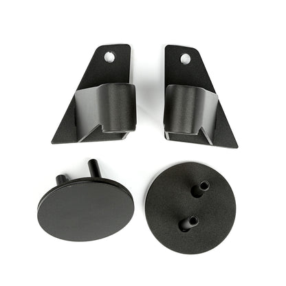 RUGGED RIDGE | 11025.07 | 07-15 Wrangler Mirror Relocation Brackets, Textured Black