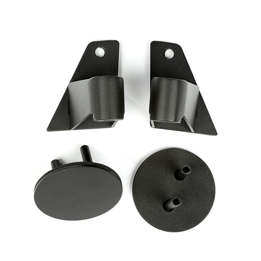 RUGGED RIDGE | 11025.07 | 07-15 Wrangler Mirror Relocation Brackets, Textured Black