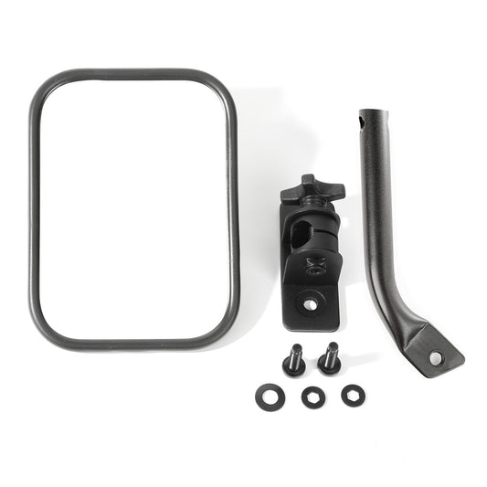 RUGGED RIDGE | 11025.2 | Stubby Trail Mirror, Rect., Txt Blk; 97-17 Tj/Jk