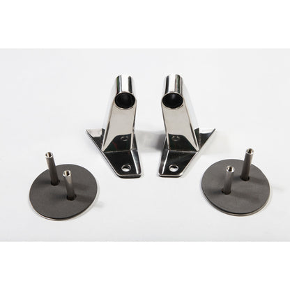 RUGGED RIDGE | 11026.04 | Door Mirror Relocation Brackets,Pair,Stainless Steel, 07-16 Jk Wrangler