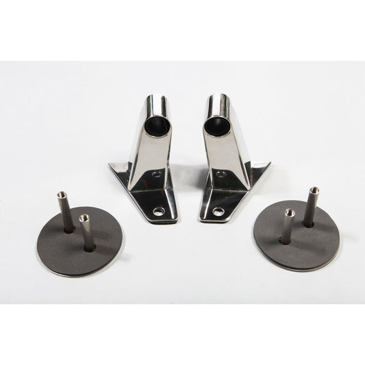 RUGGED RIDGE | 11026.04 | Door Mirror Relocation Brackets,Pair,Stainless Steel, 07-16 Jk Wrangler