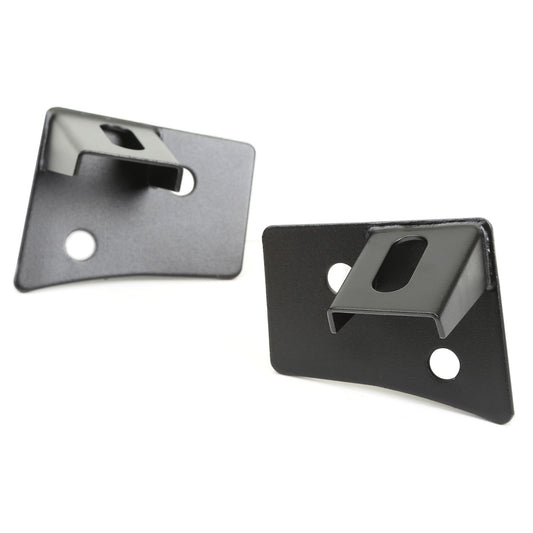 RUGGED RIDGE | 11027.04 | Windshield Aux Light Brackets, Text. Blk, 07-15 Jk