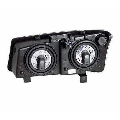 Anzo USA | Crystal Headlight Set Clear Lens Black Housing Pair | Fits Silverado 1500 | 111009