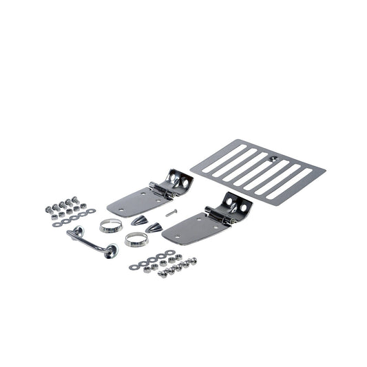 RUGGED RIDGE | 11101.03 | Complete Hood Kit, 98-06 Jeep Wrangler/Unlimited (Hood Catches Not Included), St