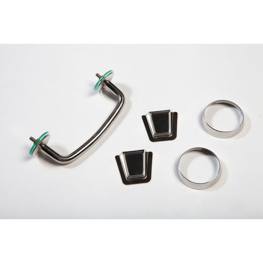 RUGGED RIDGE | 11101.06 | Tie Down Hood Kit,Stainless Steel,13-16 Jeep Wrangler