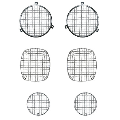 RUGGED RIDGE | 11102.01 | Stone Guard Set,6-Piece,Satin Over Ss,76-86 Wrangler