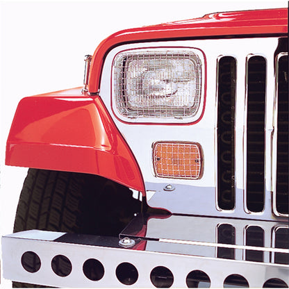 RUGGED RIDGE | 11102.02 | Stone Guard Set, 6-Piece,Satin Over Ss, 87-95Wrangler