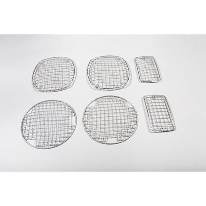 RUGGED RIDGE | 11102.03 | Stone Guard Set, 6-Piece, Satin Over Ss , 97-06 Wrangler