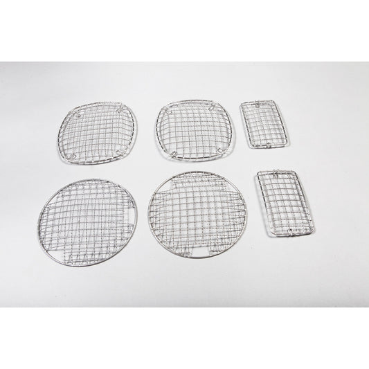 RUGGED RIDGE | 11102.03 | Stone Guard Set, 6-Piece, Satin Over Ss , 97-06 Wrangler