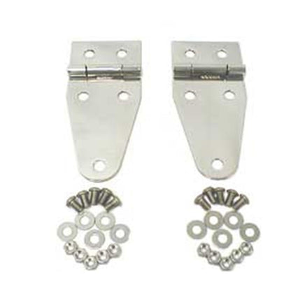 RUGGED RIDGE | 11111.01 | Hood Hinges, 76-95 Jeep Cj & Wrangler, Stainless