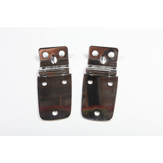 RUGGED RIDGE | 11111.02 | Hood Hinges, 97-06 Jeep Wrangler/Unlimited, Stainless