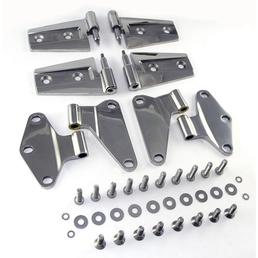 RUGGED RIDGE | 11111.2 | Door Hinge Kit, Stainless Steel; 07-18 Jeep Wrangler Jk