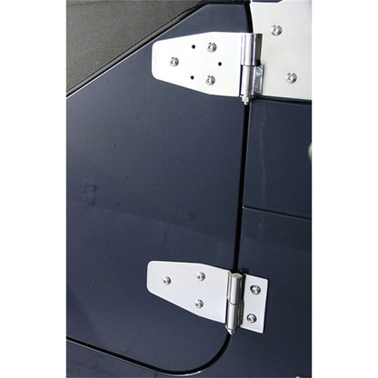RUGGED RIDGE | 11113.03 | Door Hinges, 94-95 Jeep Wrangler With Full Steel Doors, Stainless