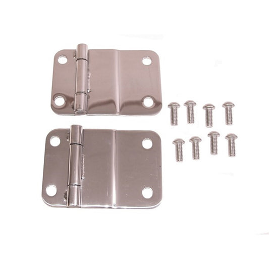 RUGGED RIDGE | 11114.01 | Lower Tailgate Hinge, 76-86 Jeep Cj, Stainless