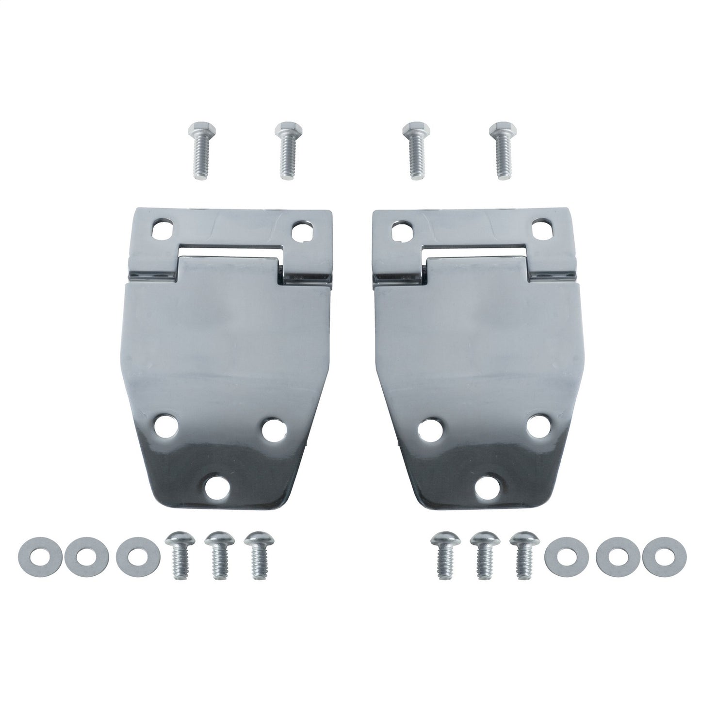 RUGGED RIDGE | 11115.01 | Hardtop Liftgate Hinge Kit, Stainless Steel, 76-86 Jeep Cj Models