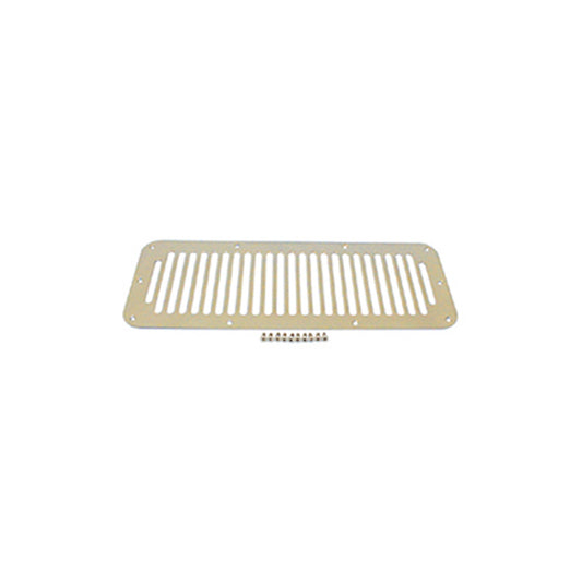 RUGGED RIDGE | 11117.02 | Hood Vent Cover, 76-95 Jeep Cj & Wrangler, Stainless