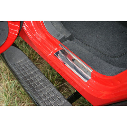 RUGGED RIDGE | 11119.05 | Entry Guard Pair Stainless Steel Jk Wrangler 4Dr 3M Tape 07-16