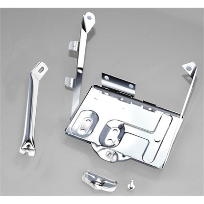 RUGGED RIDGE | 11132.01 | Battery Tray Kit, Stainless, 76-86 Cj