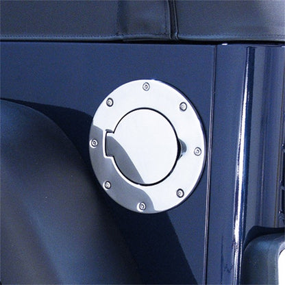 RUGGED RIDGE | 11134.01 | Gas Hatch Cover, Stainless, 97-06 Wrangler