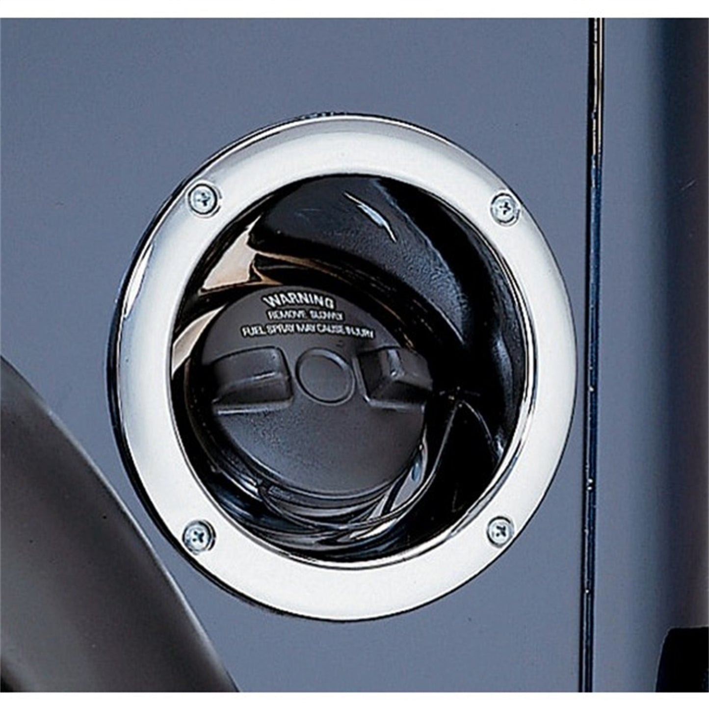 RUGGED RIDGE | 11135.25 | Gas Filler Housing, 97-06 Wrangler/Unlimited, Chrome