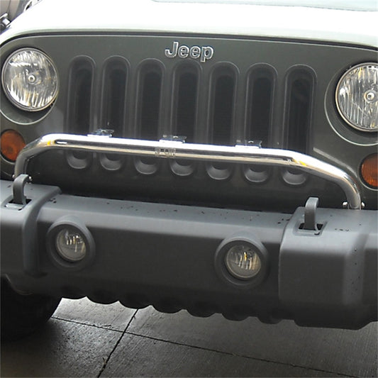 RUGGED RIDGE | 11138.2 | Light Bar Bumper Mounted,Polished Stainless Steel, Jeep Wrangler(Jk)07-16