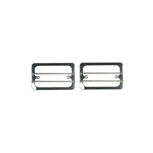 RUGGED RIDGE | 11142.02 | Front Side Marker And Park Euro Guards, Stainless, 97-06 Wrangler/Unlimited (4 P