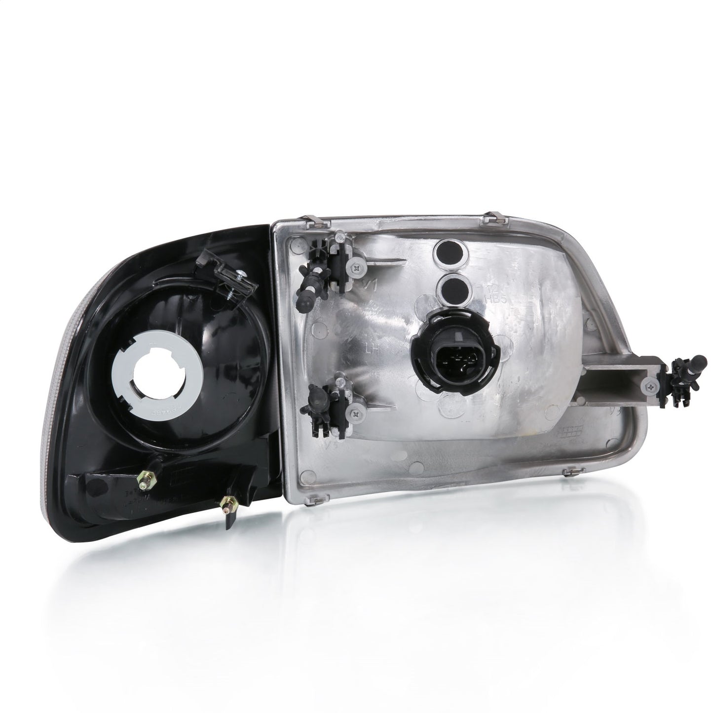 Anzo USA | Crystal Headlight Set Clear Lens w/Parking Light G2 | Fits F-150 | 111438