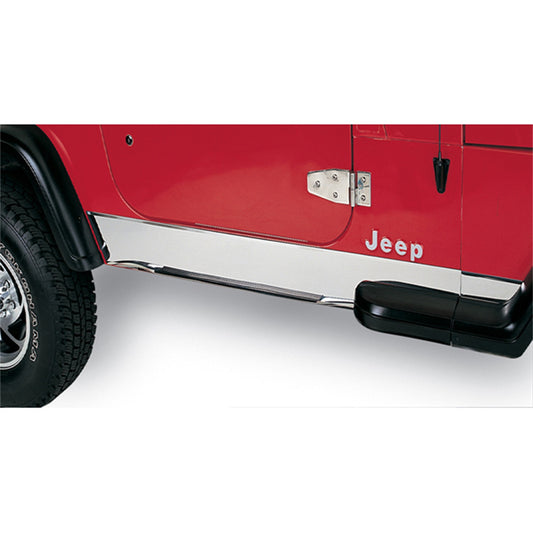RUGGED RIDGE | 11145.01 | Rocker Panel Pair,Stainless,85-97 Wrangler