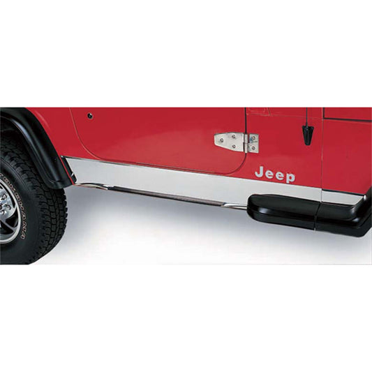 RUGGED RIDGE | 11145.02 | Rocker Panel Pair, Stainless, Tj 97-06