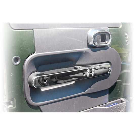 RUGGED RIDGE | 11156.16 | Front Door Handle Trim, Chrome, 07-10 Jeep Wrangler (Jk)
