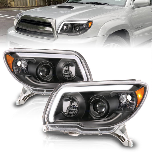 Anzo USA | LED Projector Headlight Black | Fits 4Runner | 111616