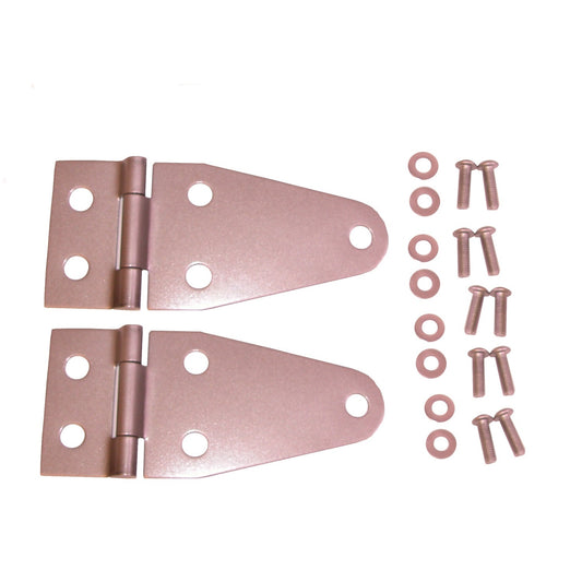 RUGGED RIDGE | 11185.02 | Hood Hinge Pair, Satin Stainless, 78-95 Cj / Wrangler