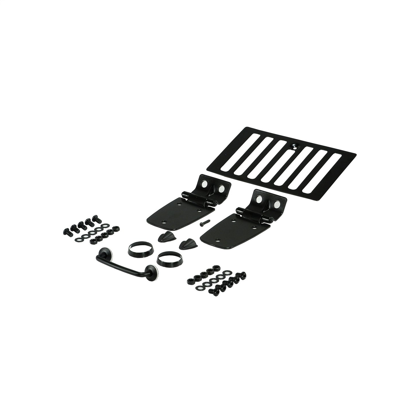 RUGGED RIDGE | 11201.02 | Hood Set, 98-06 Jeep Wrangler, Black