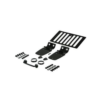 RUGGED RIDGE | 11201.02 | Hood Set, 98-06 Jeep Wrangler, Black