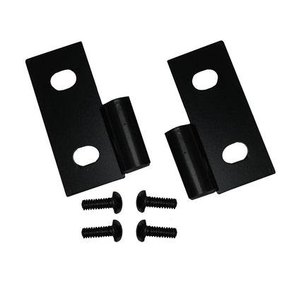 RUGGED RIDGE | 11202.03 | Lower Door Hinge Brackets, 76-06 Jeep Cj & Wrangler, Black