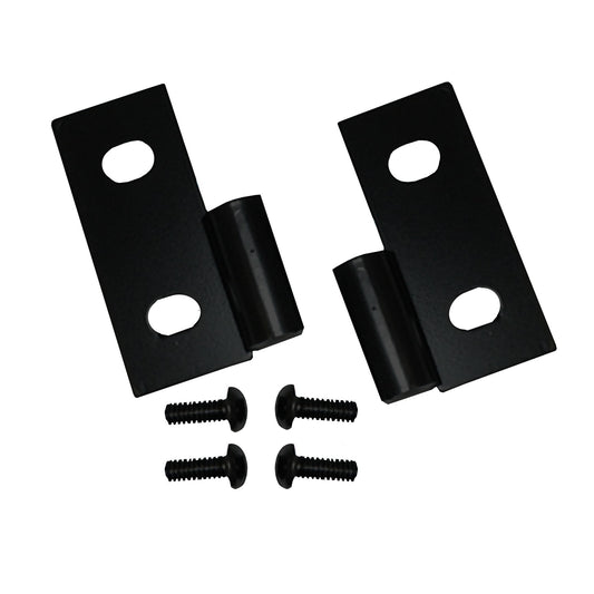 RUGGED RIDGE | 11202.03 | Lower Door Hinge Brackets, 76-06 Jeep Cj & Wrangler, Black