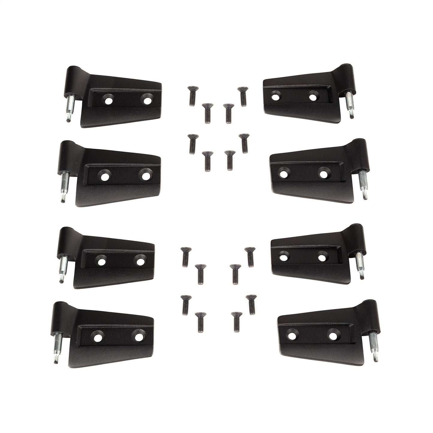 RUGGED RIDGE | 11202.32 | Door Hinge Kit, 8 Piece; 07-18 Jeep Wrangler Unlimited Jku, 4 Door