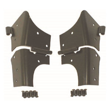 RUGGED RIDGE | 11209.02 | Windshield Hinges, 97-06 Jeep Wrangler, Black